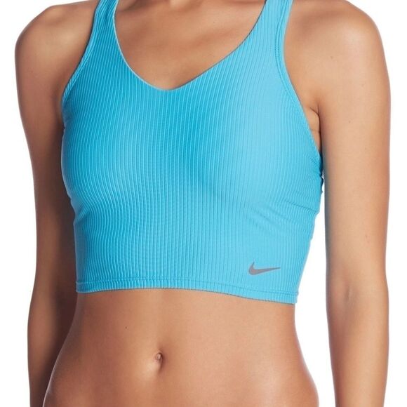 Nike Sz L Ribbed Racerback Midkine Bikini - Picture 8 of 8